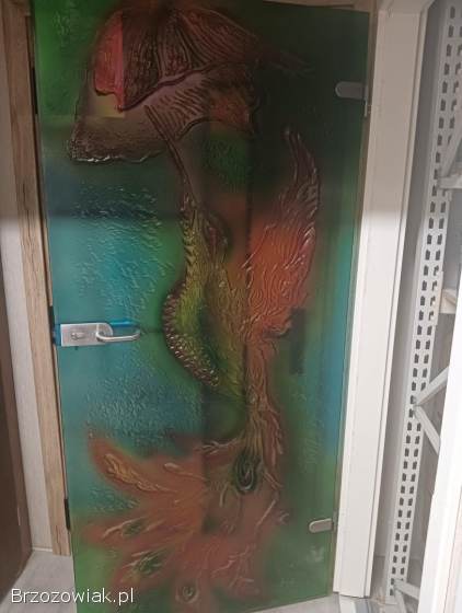 Drzwi szklane 917x2017
