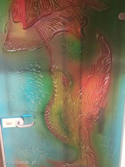 Drzwi szklane 917x2017