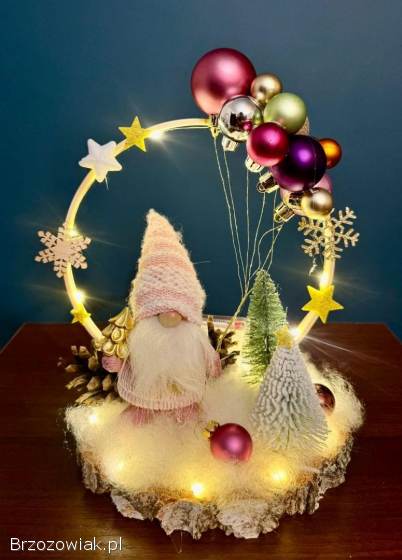 Ozdoby świąteczne / Mikołaj / Krasnal / Prezent
