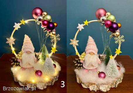 Ozdoby świąteczne / Mikołaj / Krasnal / Prezent