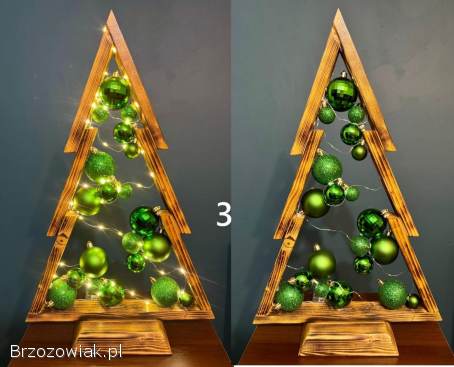 Choinka LED / Stroik / Prezent / Mikołaj