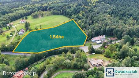 Węglówka – dom na 1,  54ha działce