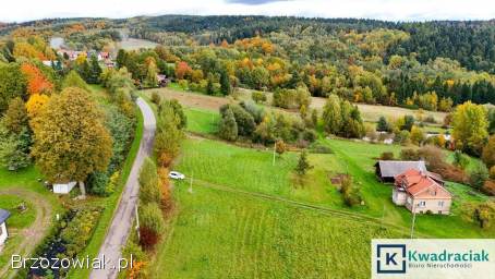 Bratkówka gm.  Wojaszówka – działka 23ar z pięknym widokiem
