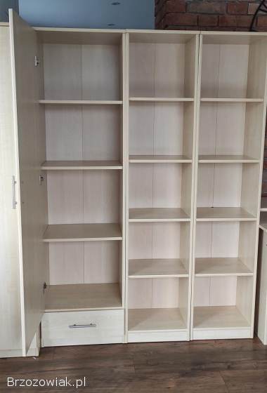 Zestaw mebli 10 elementów kolor klon