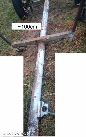 Wóz dwukołowy,  dwukółka rolnicza do lasu traktora,  bibka