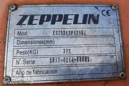 Kosiarka bijakowa mulczer zeppelin 170