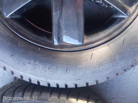 Koła zimowe na alufelgach 16 Renault 4x100 205/60 r16 otwór 60.  1