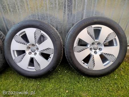 Koła letnie 19 oryginał z audi Q5 235/55R19 bridgestone 2020r.  5x112