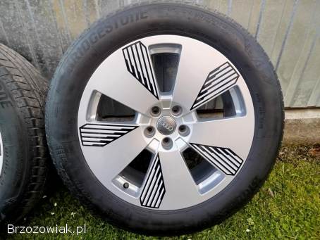 Koła letnie 19 oryginał z audi Q5 235/55R19 bridgestone 2020r.  5x112