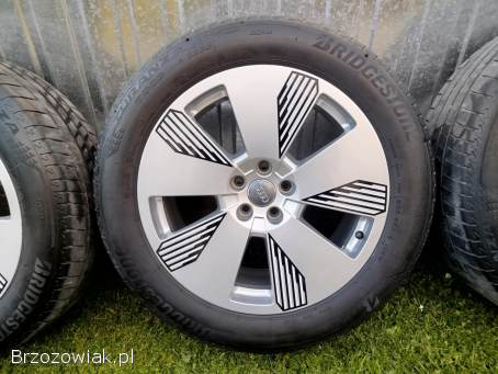 Koła letnie 19 oryginał z audi Q5 235/55R19 bridgestone 2020r.  5x112