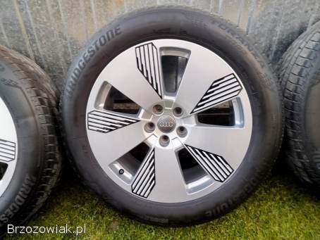 Koła letnie 19 oryginał z audi Q5 235/55R19 bridgestone 2020r.  5x112