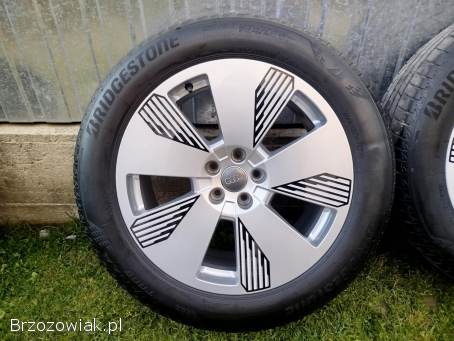 Koła letnie 19 oryginał z audi Q5 235/55R19 bridgestone 2020r.  5x112