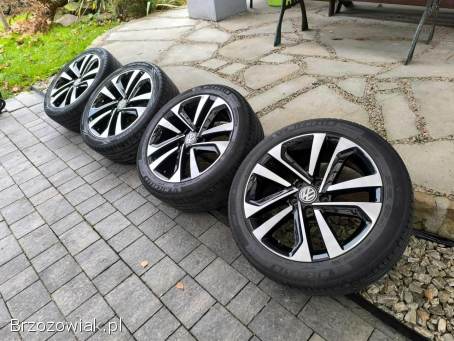 Alufelgi 17 5x112 opony letnie 225/45R17 VW Audi Seat Skoda model Dublin