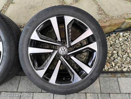 Alufelgi 17 5x112 opony letnie 225/45R17 VW Audi Seat Skoda model Dublin