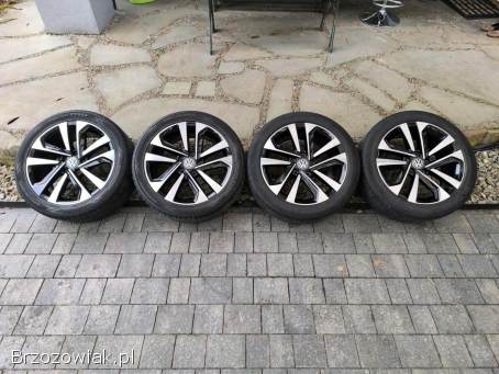 Alufelgi 17 5x112 opony letnie 225/45R17 VW Audi Seat Skoda model Dublin