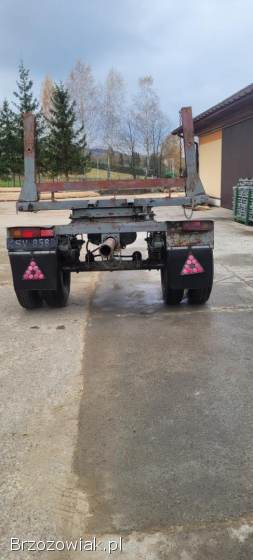 Przyczepa nożycowa Autosan 5350 kg,  do słupów,  stali,  drewna