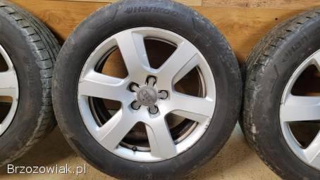 4x felgi aluminiowe 17” AUDI (5x112 ET38) + Opony letnie Hankook