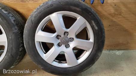 4x felgi aluminiowe 17” AUDI (5x112 ET38) + Opony letnie Hankook