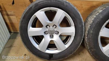 4x felgi aluminiowe 17” AUDI (5x112 ET38) + Opony letnie Hankook