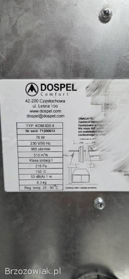 Wentylator,  dmuchawa Dospel