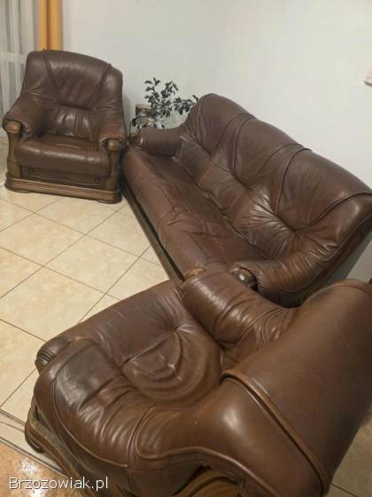 Meble skórzane