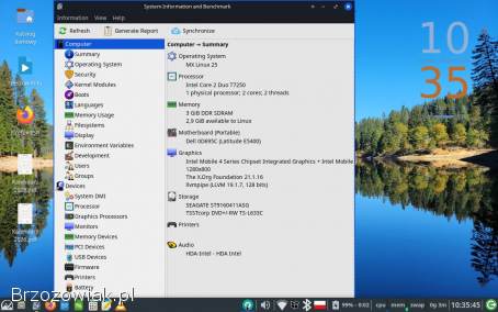 Laptop Dell E5400 14,  1 2x2 GHz