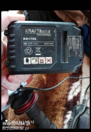 Szlifierka kątowa akumulatorowa Kraft&dele