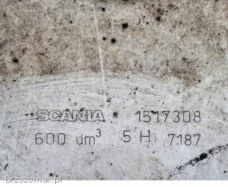 ZBIORNIK paliwa SCANIA 600 litrów ALUMINIUM
