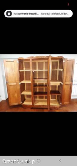 Piękna stara szafa dębowa