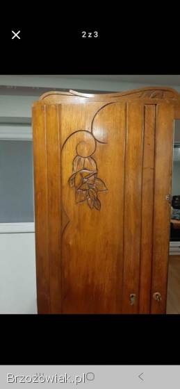 Piękna stara szafa dębowa
