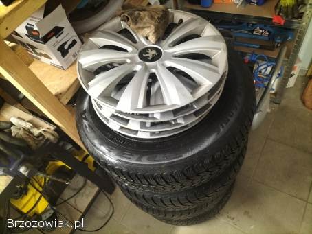 Koła stalowe zimowe + kołpaki Peugeot 508 407 215/60 R16 Citroen C5 5x108