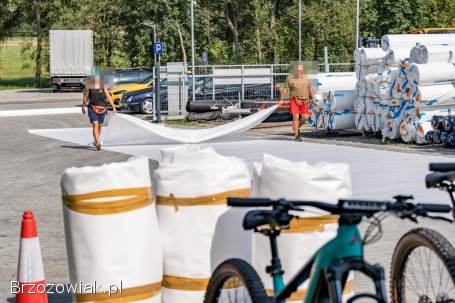 Geowłóknina PP 200g.  /m2 16kN