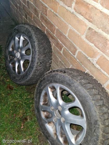 Opony zimowe 14 wraz z alufelgami