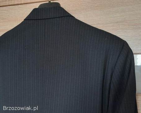 Marynarka,  wełna,  na 182 cm,  ciemno-szara -  stan idealny!