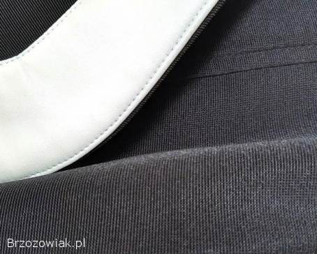 Żkie,  marynarka,  czarna,  z jednostronną białą klapą -  stan doskonały