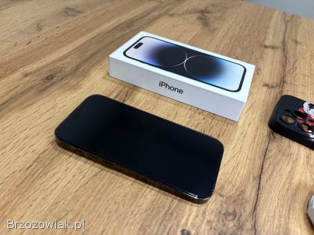 Okazja!  Iphone 14 Pro Space Black!  Super Stan!  Gwarancja!  Bat 100