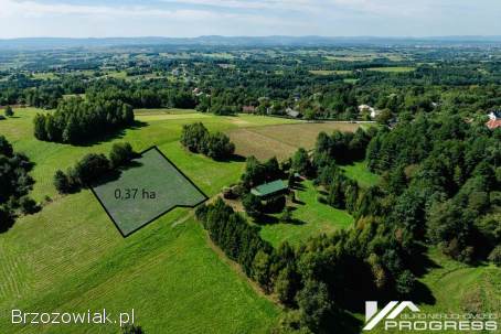 Widokowa działka budowlana z WZ 37a -  KOMBORNIA