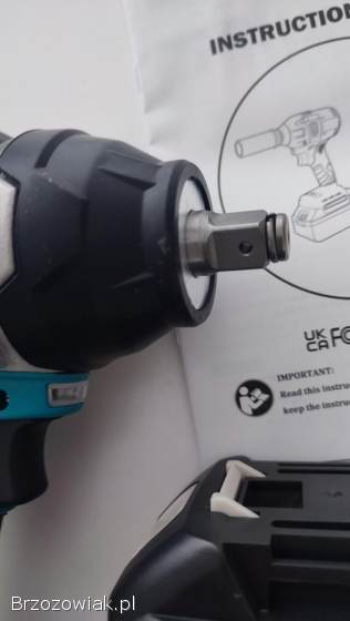 Nowy klucz udarowy akumulatorowy Gisam 1800N.  M+2 baterie+ładowarka