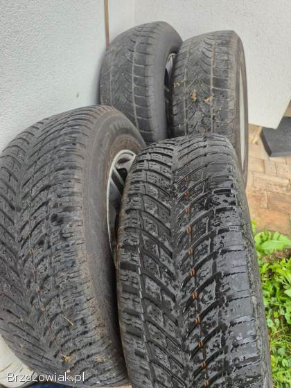 Opony 17 ki zimowe+alufegi,  tanio