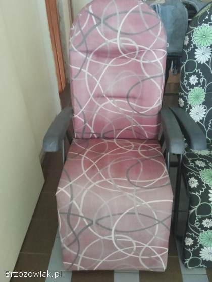 Dwa fotele,  leżaki rozkładane