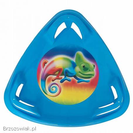 Ślizg zjazdowy sanki talerz ślizgacz na śnieg dla dzieci uchwyty