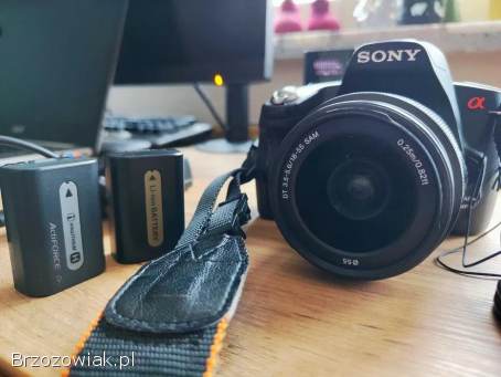 Sony Alpha A390 – lustrzanka cyfrowa z obiektywem 18–55 mm