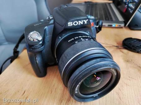 Sony Alpha A390 – lustrzanka cyfrowa z obiektywem 18–55 mm
