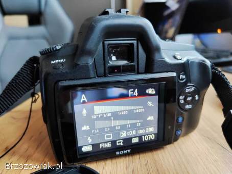 Sony Alpha A390 – lustrzanka cyfrowa z obiektywem 18–55 mm