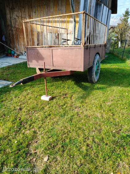Przyczepa rolnicza jednoosiowa