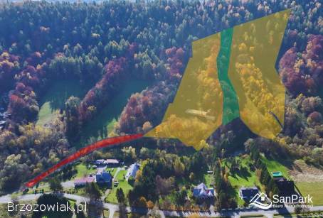 Duża działka inwestycyjna -  warunki zabudowy