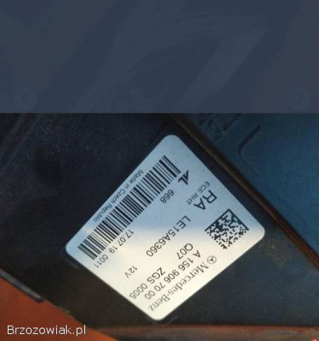 Reflektor Mercedes GLA 156