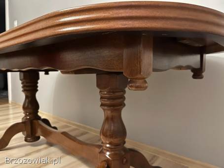 Drewniany stół rozkładany – bardzo dobry stan