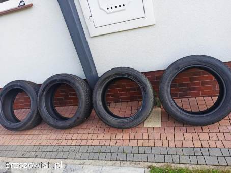 Opony zimowe Riken 225/55/r18 mało używane.  Mało używane.  wysokość bieżnika 8mm.