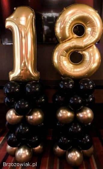 Ścianki balonowe,  dekoracje balonowe,  balony z helem